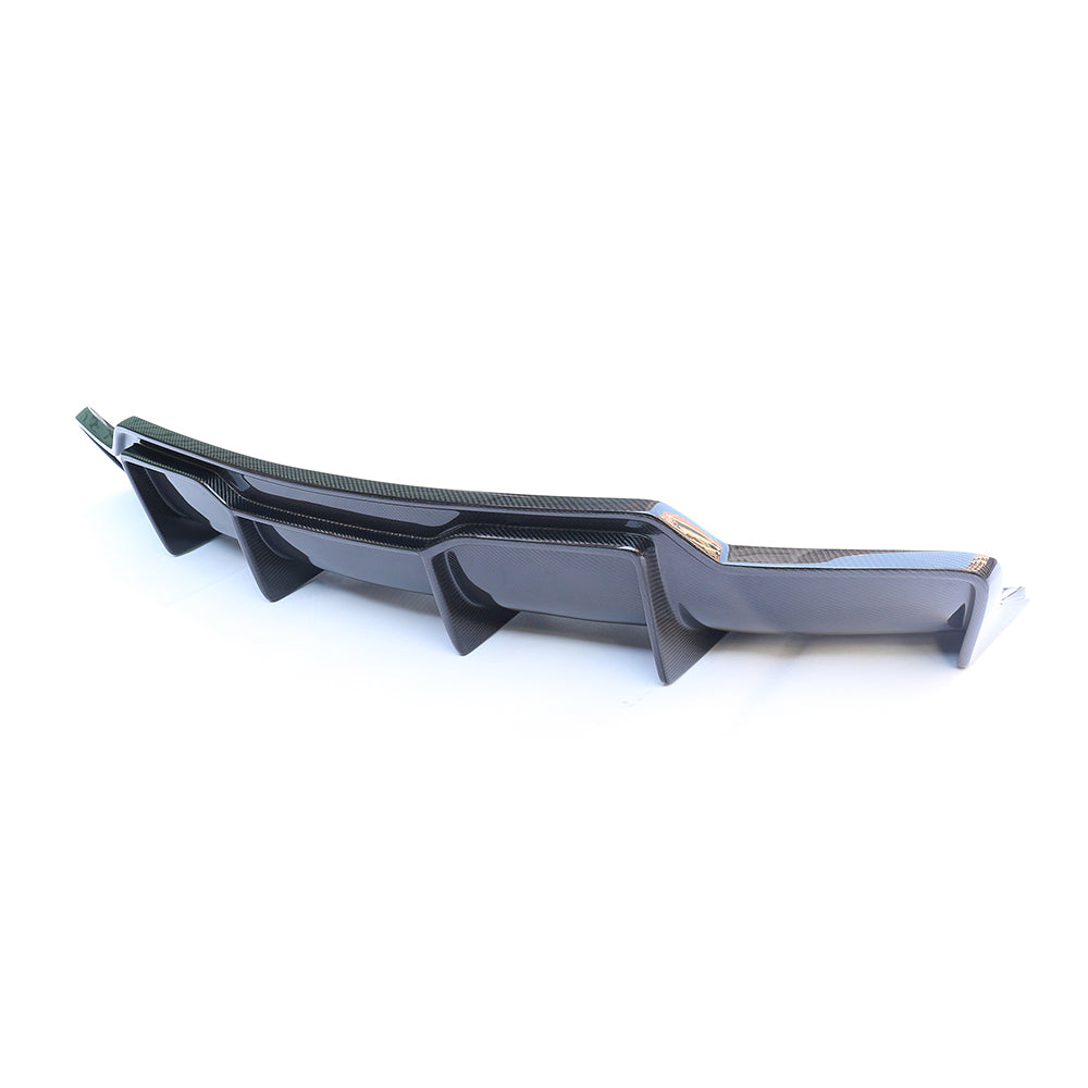 Model 3 CF Rear Diffuser- V style – S3XYCARBON