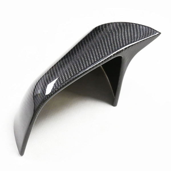 Model Y CF Horn Shape Side Mirror Cap Slip-On