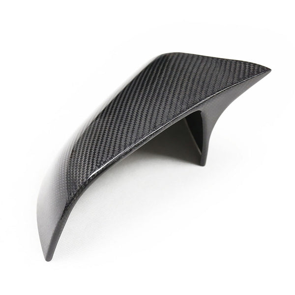 Model 3 CF Horn Shape Side Mirror Cap Slip-On