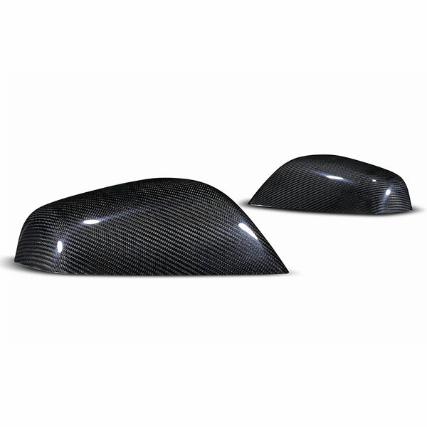 Model S CF Side Mirror Cap Slip-On