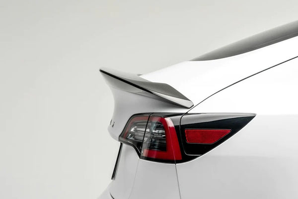 Model 3 CF V Style Aggressive Spoiler