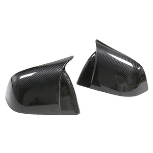 Model Y CF Horn Shape Side Mirror Cap Slip-On