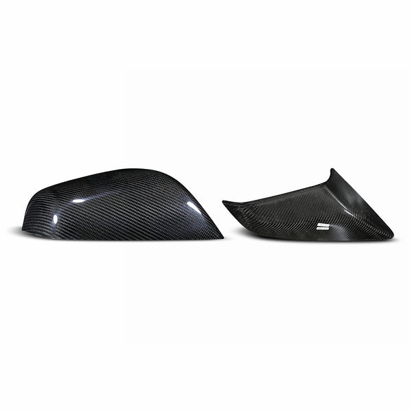 Model S CF Side Mirror Cap Slip-On