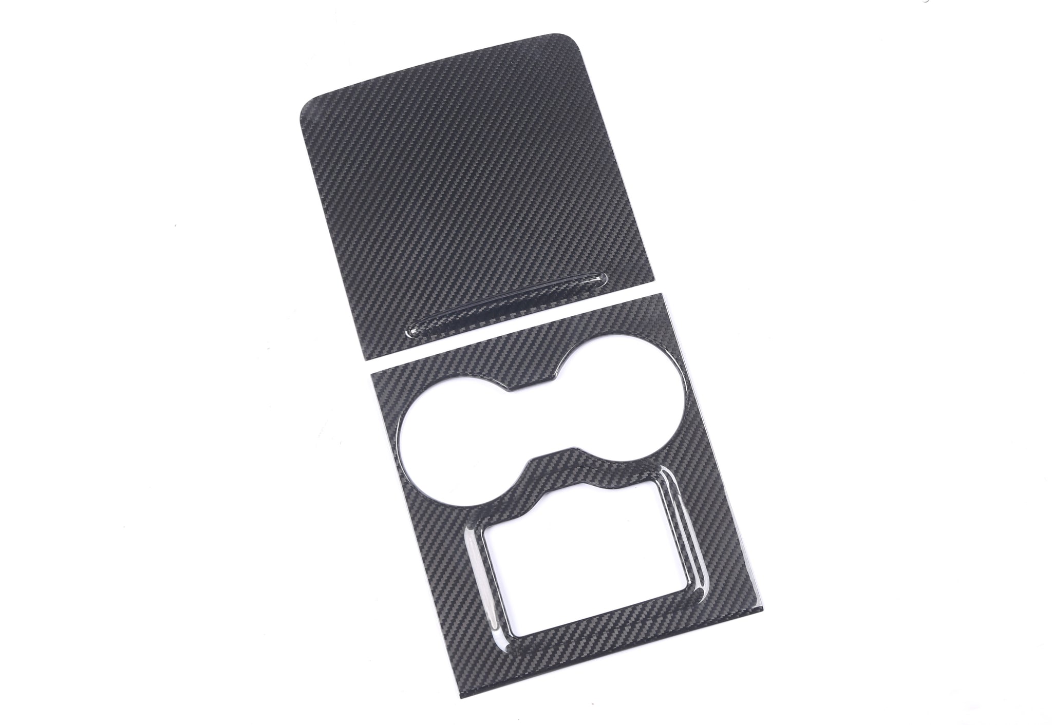 Model 3/Y CF Center Console Cover (2-Pieces)