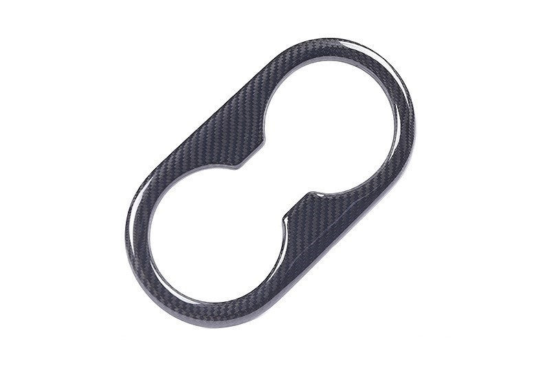 Model 3/Y CF Back Seat Cup Holder Cover